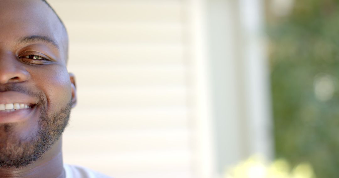 Close-up of Man Joyful With Positive Vibes on Sunny Day