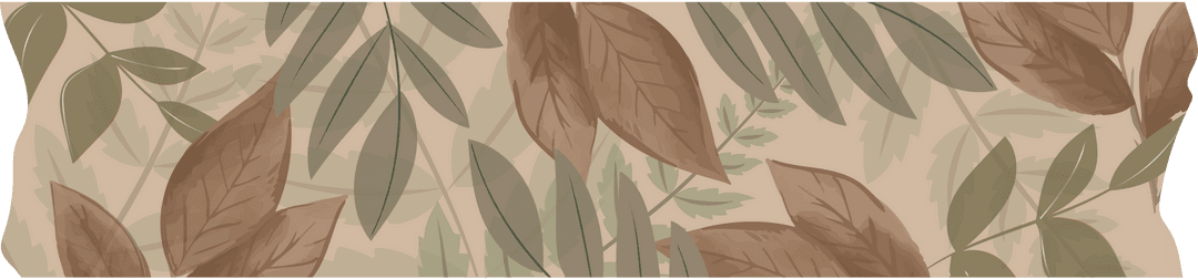 Transparent Nature Leaves Pattern on Neutral Background for Seamless Design
