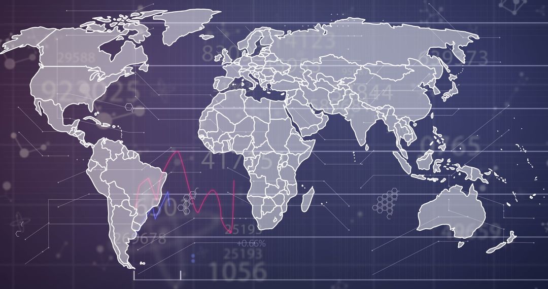 Global Connectivity and Data Processing Concept