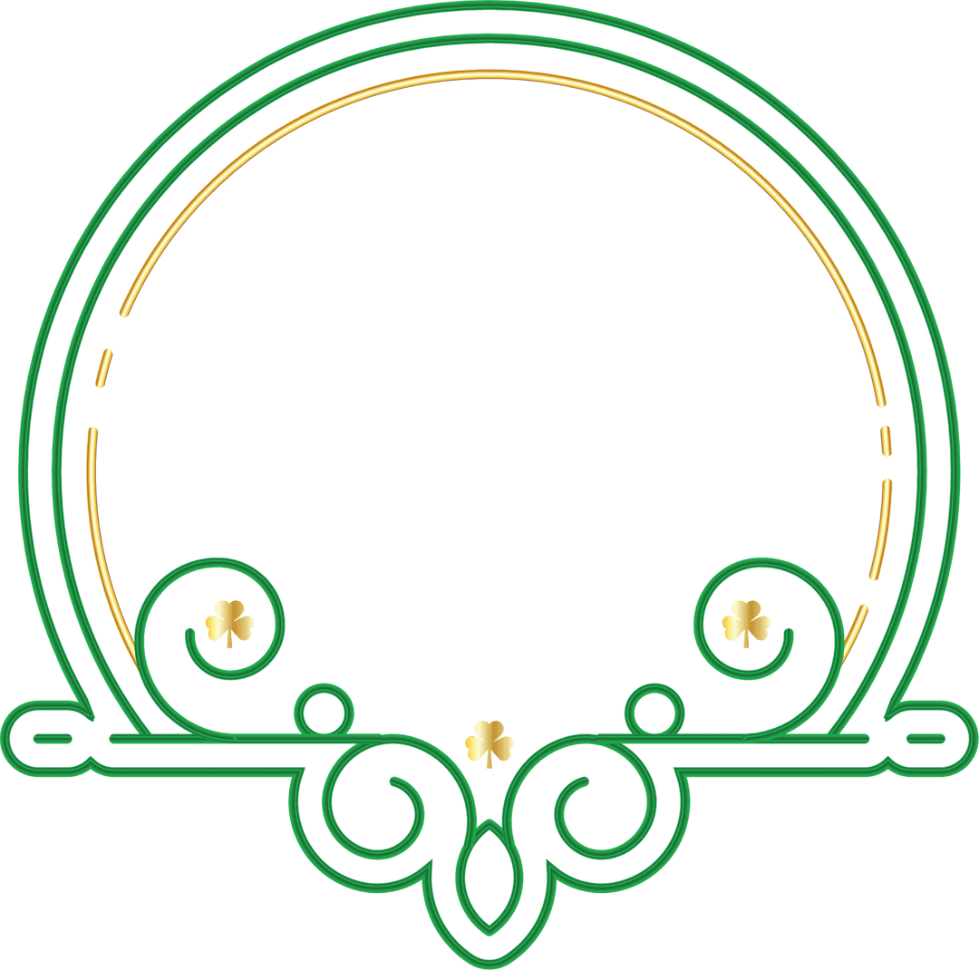 Elegant Abstract Curved Border Design