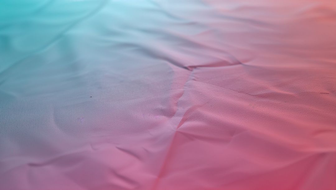 Abstract Wrinkled Cloth with Gradient Colors