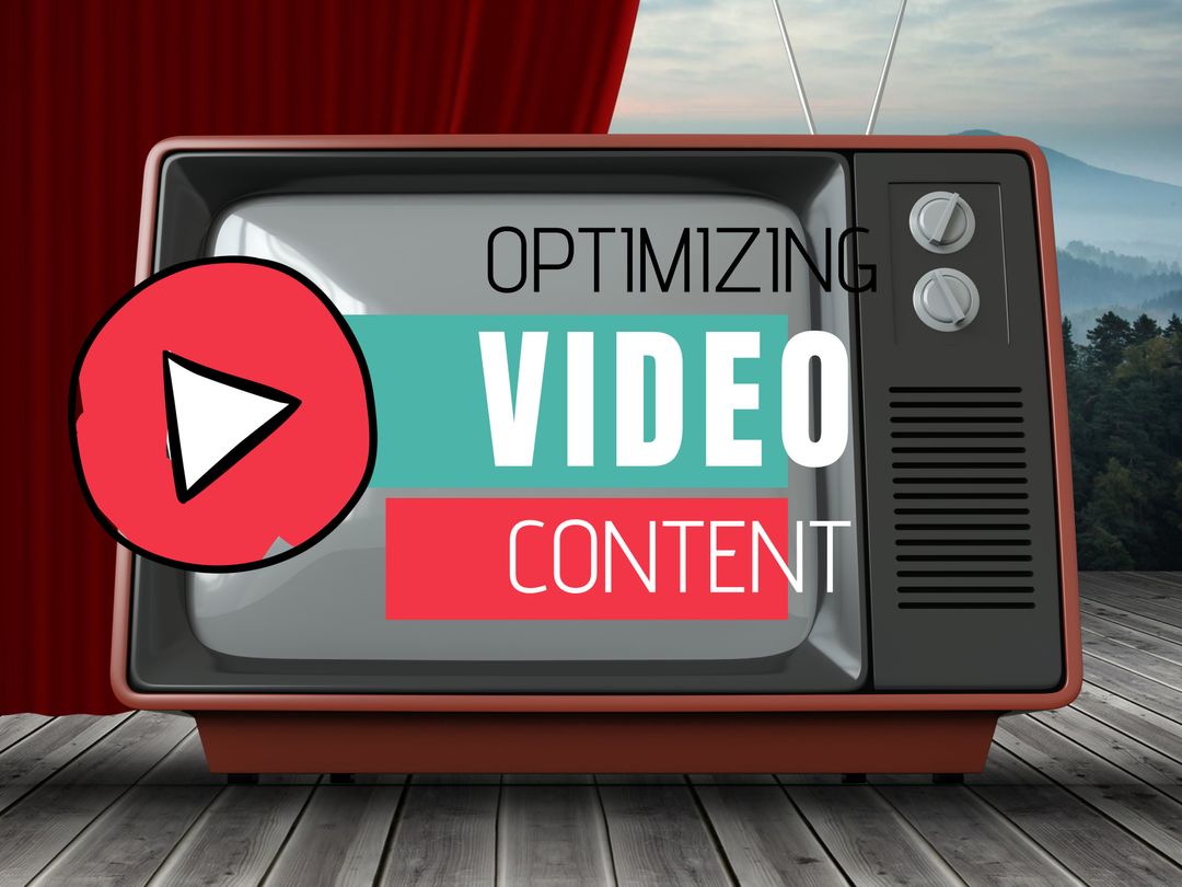 Vintage Television with Modern Video Optimization Graphics