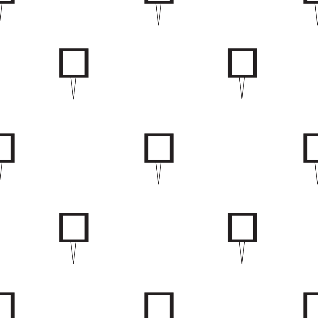 Seamless Pattern of Black Transparent Square Speech Bubbles