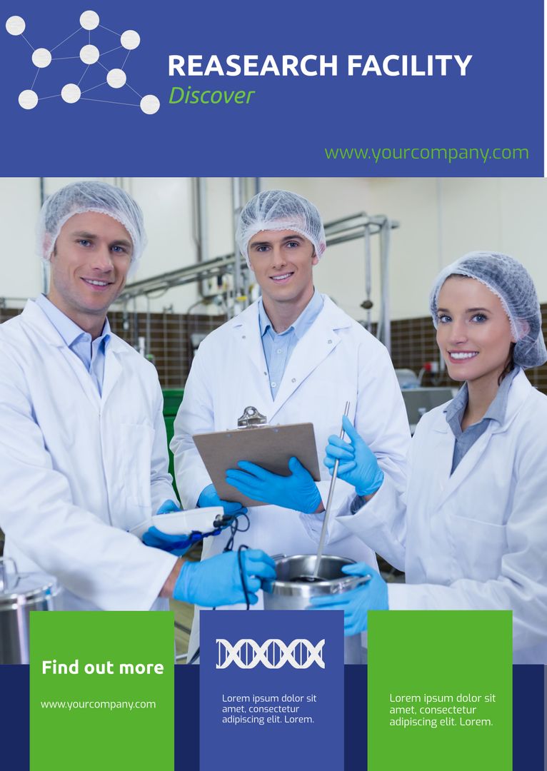 Confident Scientists in Modern Research Facility Discussing Innovations