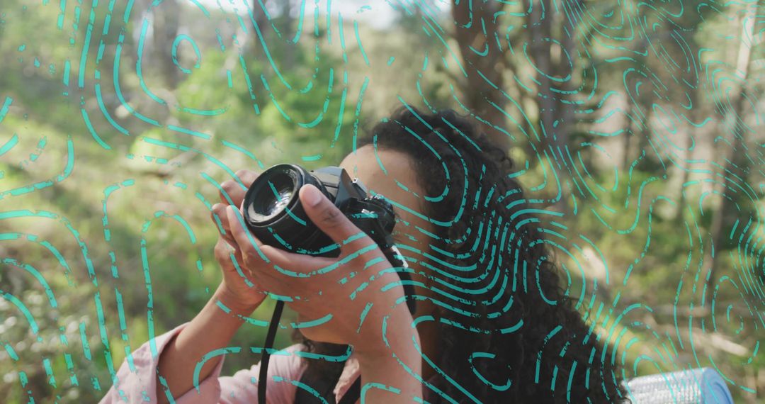 Creative Photography Adventure with DSLR in Forest