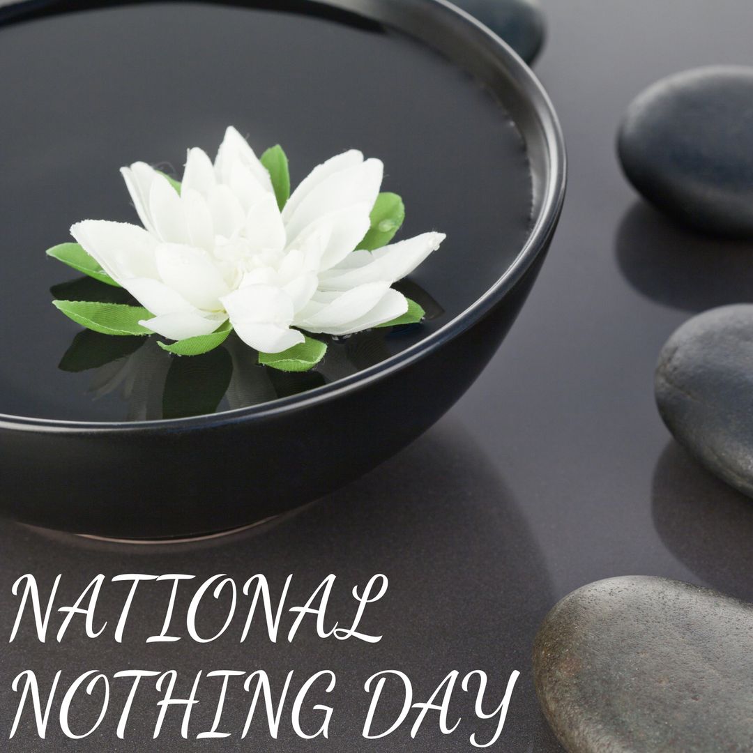 Tranquil Flower Floating in Water Promoting Relaxation