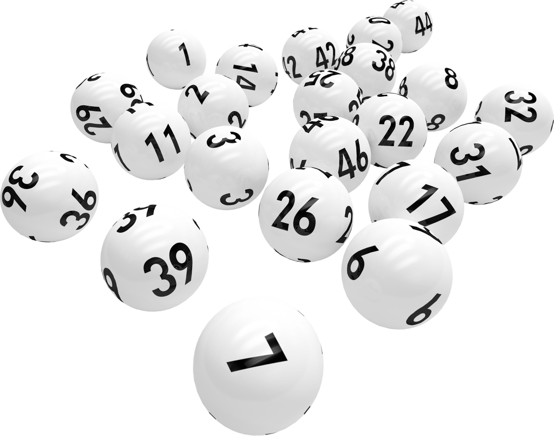 Transparent White Lottery and Bingo Balls with Numbers Scattered Image - Download Free Stock Images Pikwizard.com