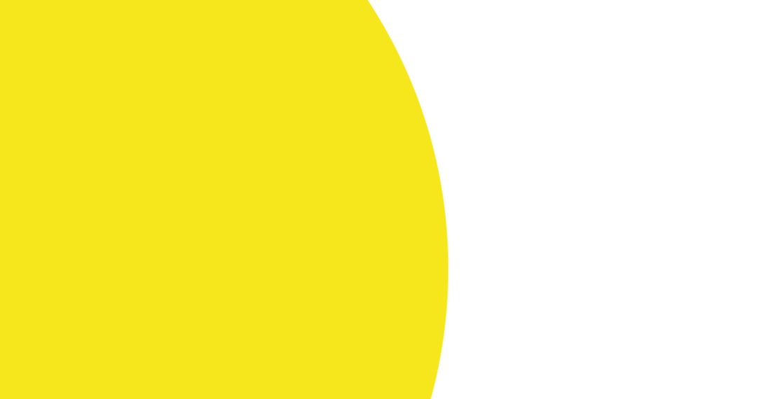 Abstract Yellow Circle in Modern Minimalist Design