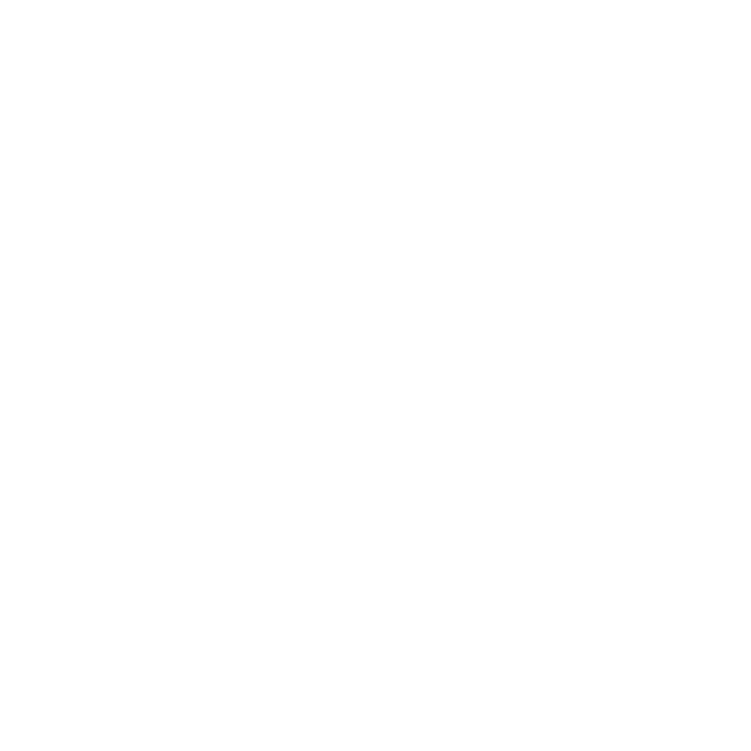Curved White Band on Transparent Background with Copy Space