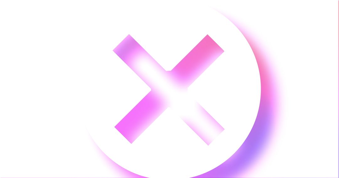 Abstract Intersecting Shapes with Bright Gradient Colors