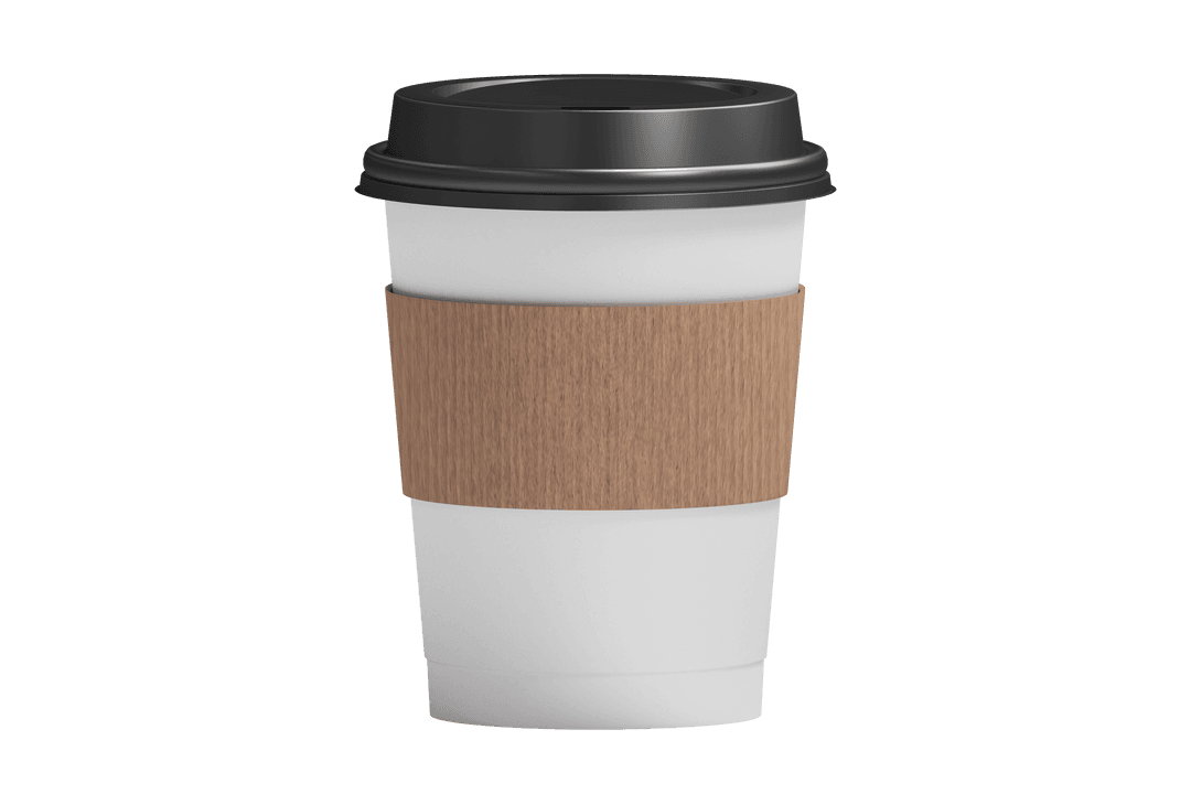 Coffee Cup on Transparent Background Lifestyle Illustration