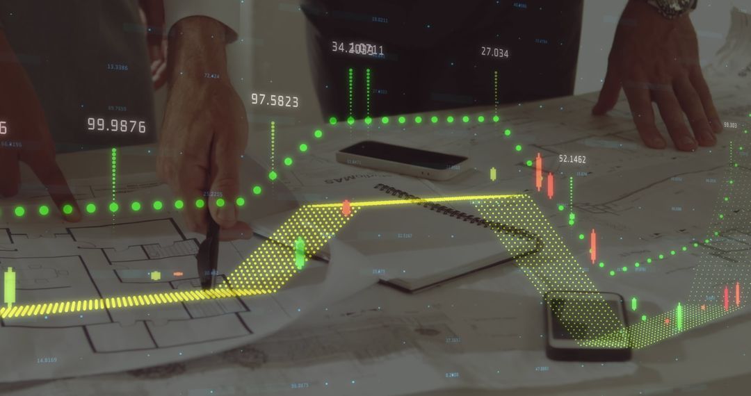 Architects Analyzing Data on Architectural Plans