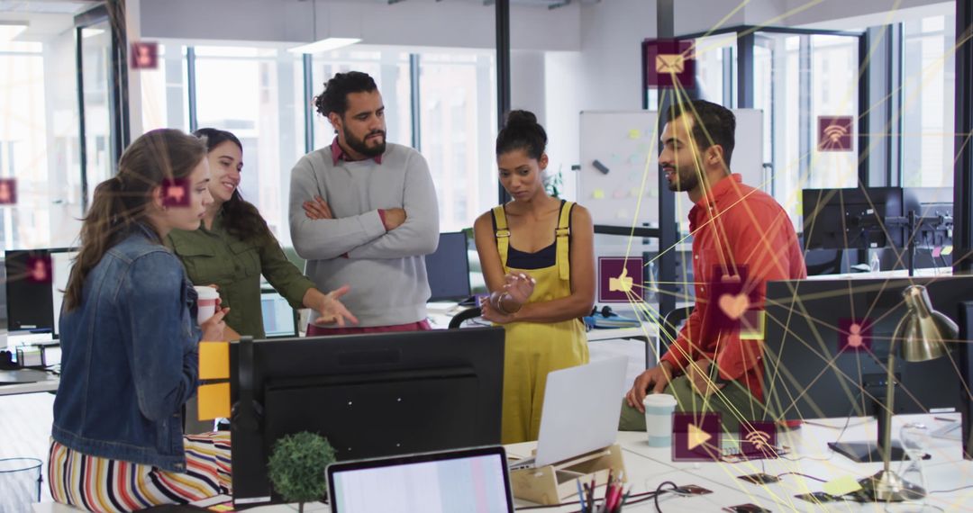 Collaboration and Innovation in Modern Office Workspace