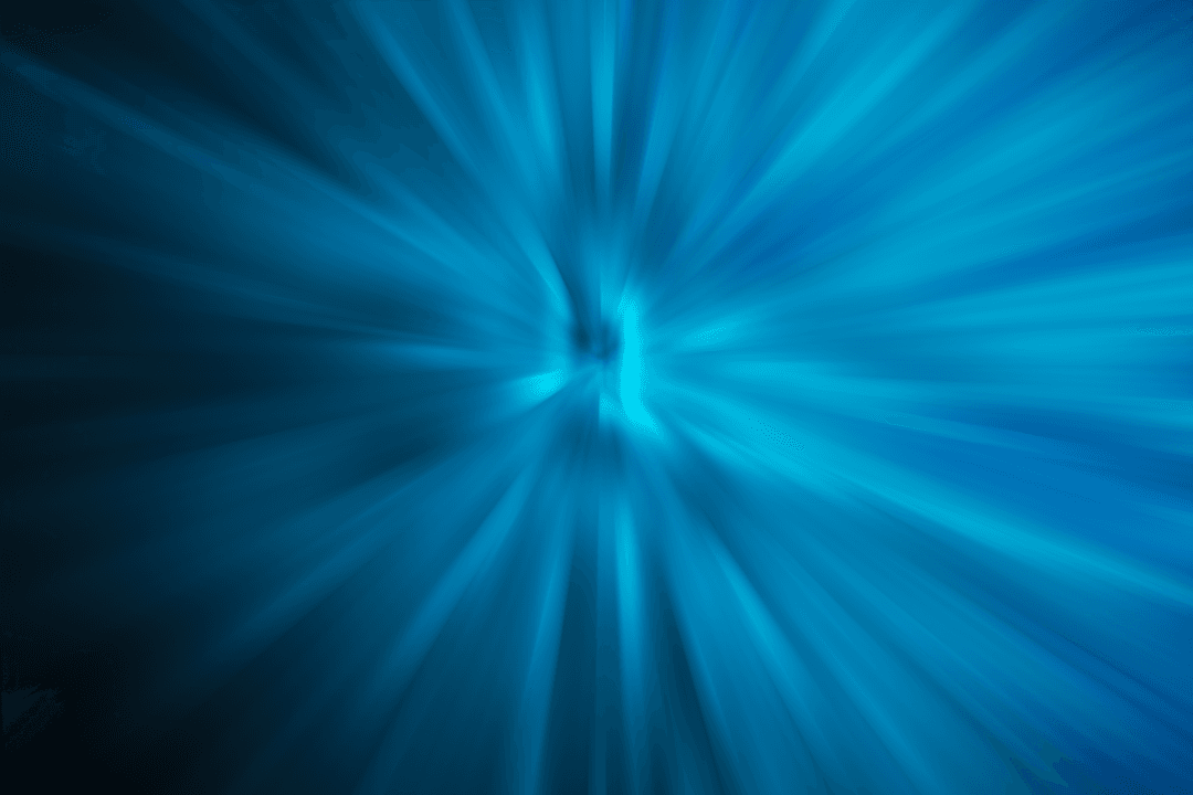 Transparent Blue Abstract Light Trails Background Vector