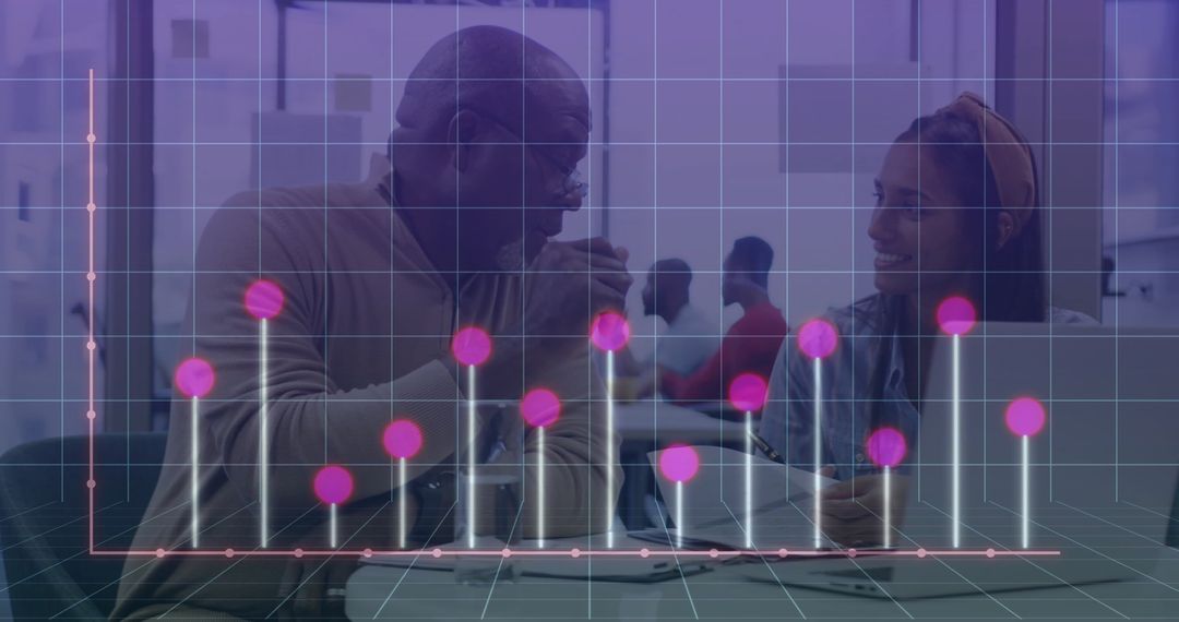 Business Collaboration with Digital Data Analysis Overlay