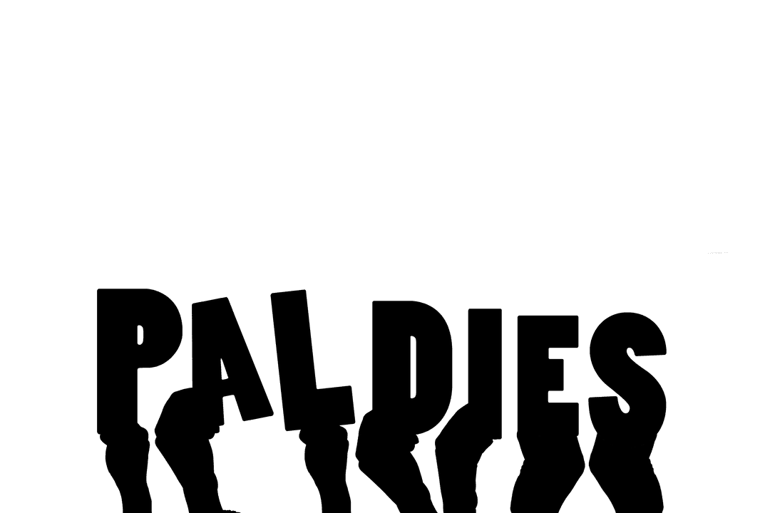 Transparent Motivational Paldies Text with Hands Illustration