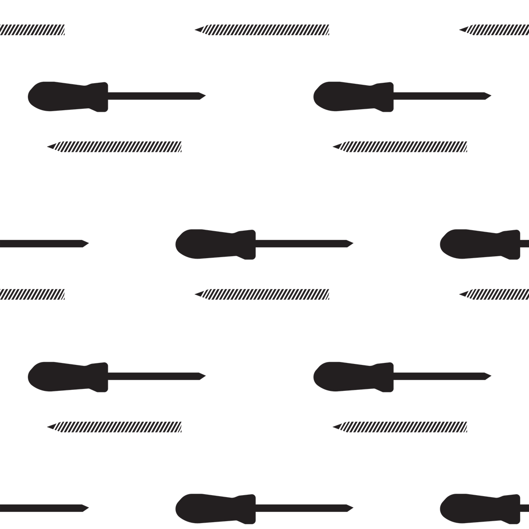 Seamless Black Screwdriver Pattern on Transparent Background - Download Free Stock Images Pikwizard.com