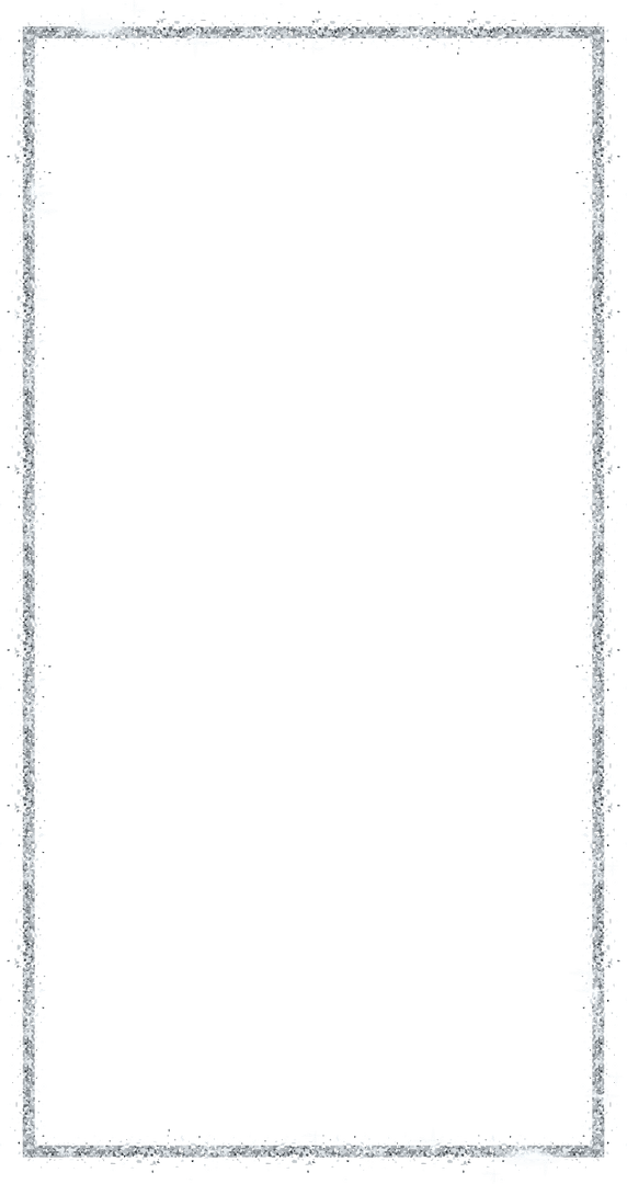 White Grunge Rectangular Frame with Transparent Background