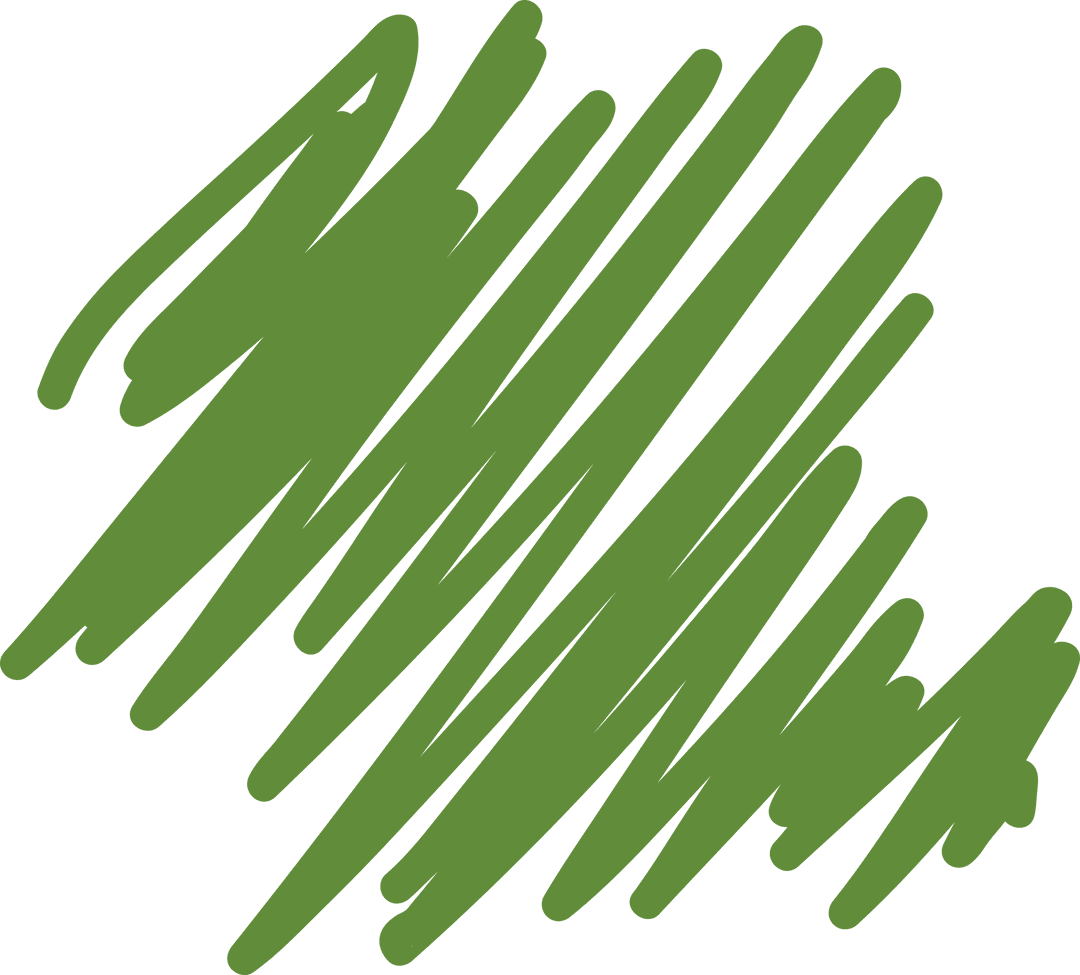 Green Abstract Lines on Transparent Background Illustration