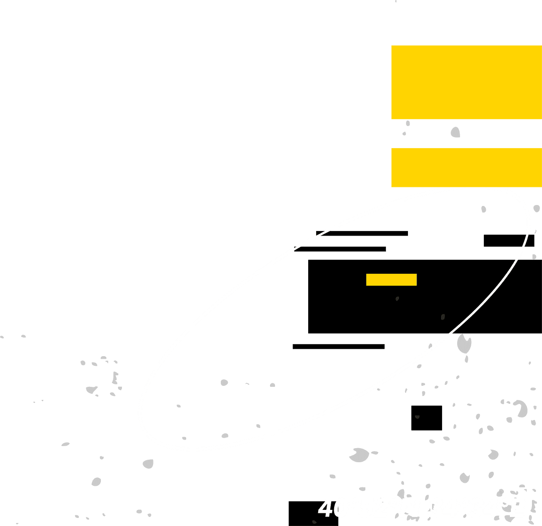 Geometric Infographic with Transparent Vibrant Elements