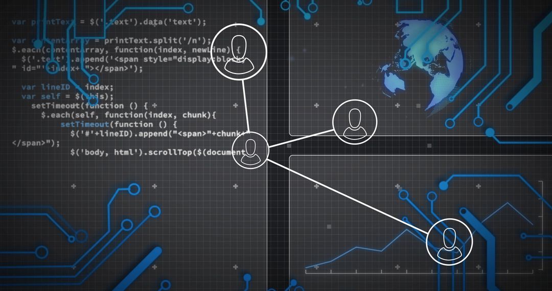 Global Digital Networking and Data Processing Background