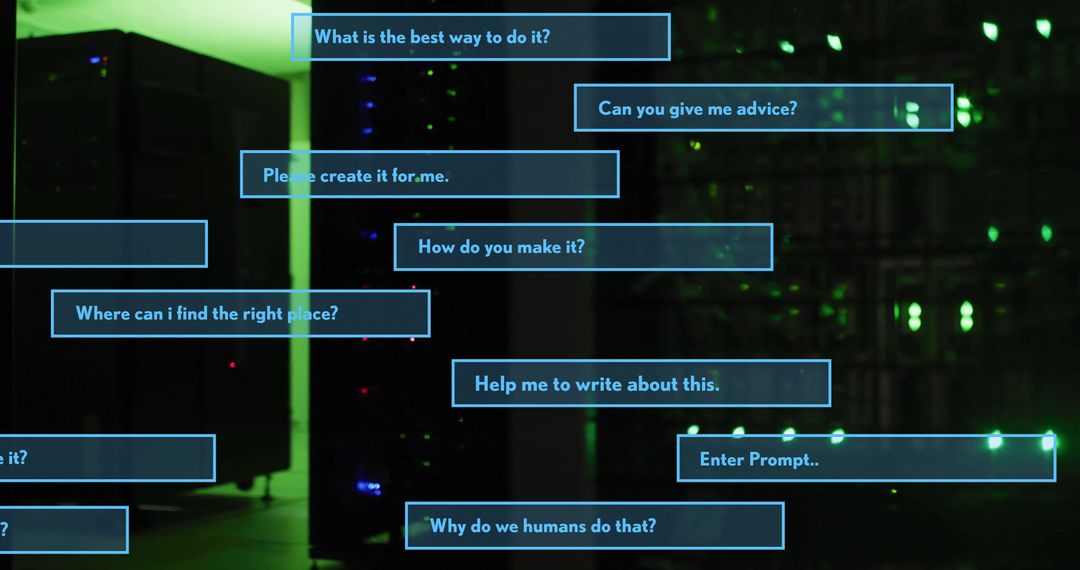 AI Dialogue Interface in Dark Server Environment