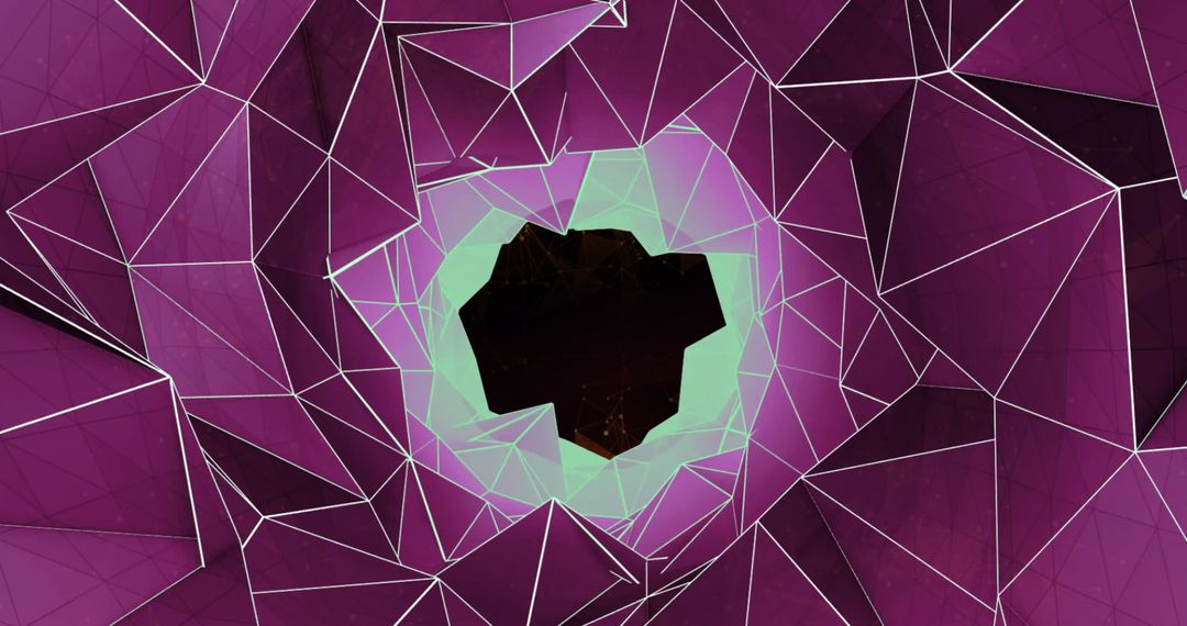 Geometric Data Loading Animation in Vivid Colors