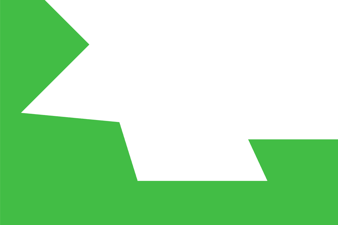 Abstract Green Geometric Pattern on Transparent Background