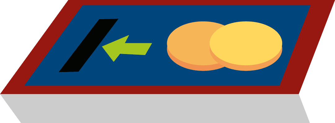 Infographic Style Transparent Icon with Moving Tokens