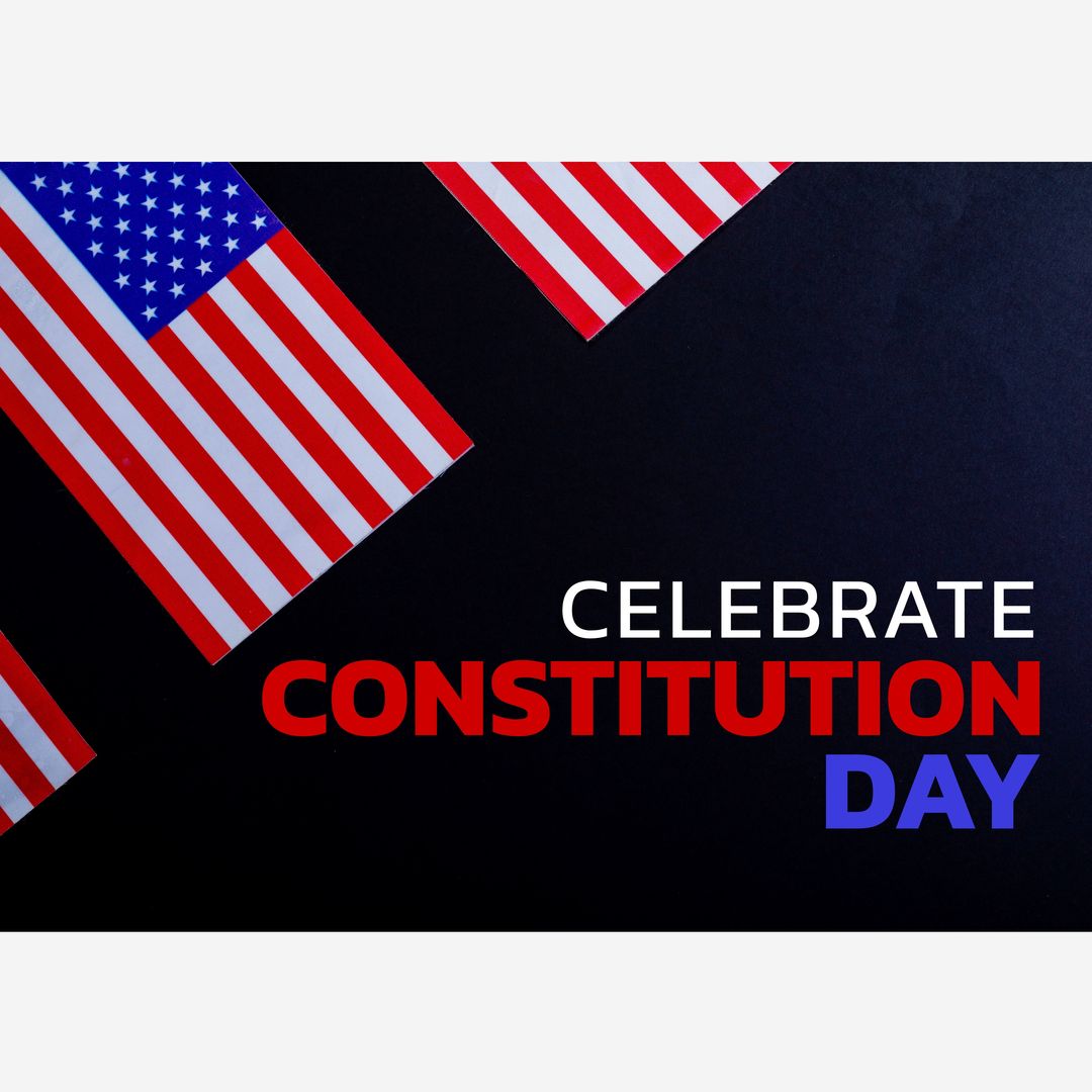 Celebrate Constitution Day with Patriotic Flags - Download Free Stock Templates Pikwizard.com