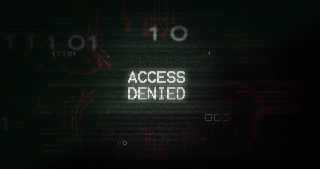 Access denied on digital interface with circuit board elements