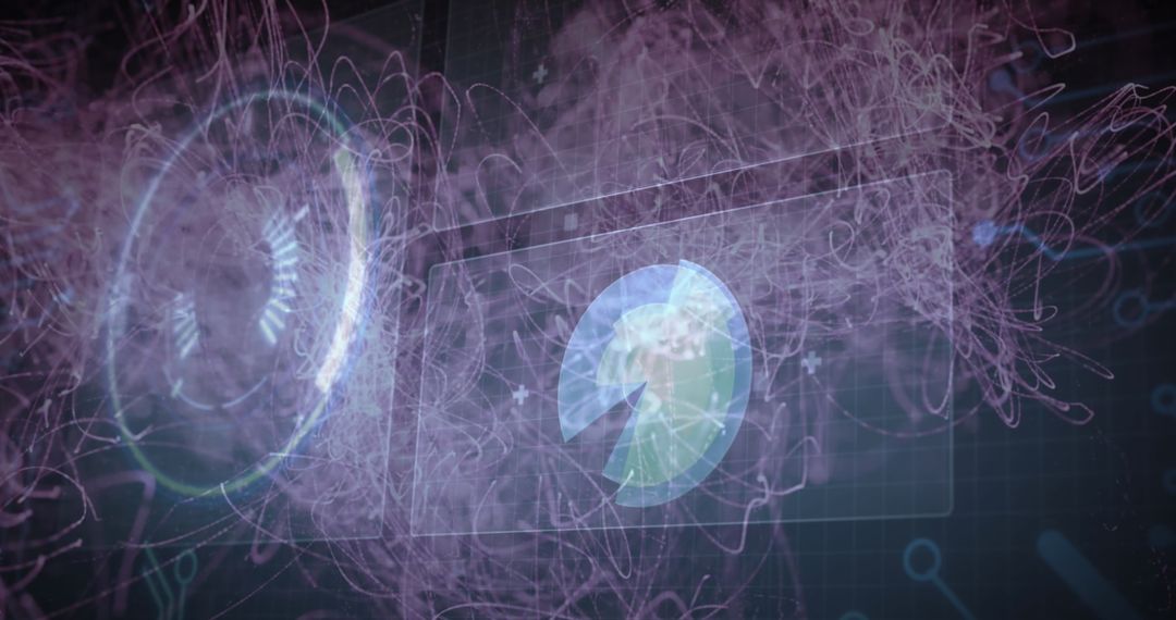 Global Connections and Digital Networking Concept