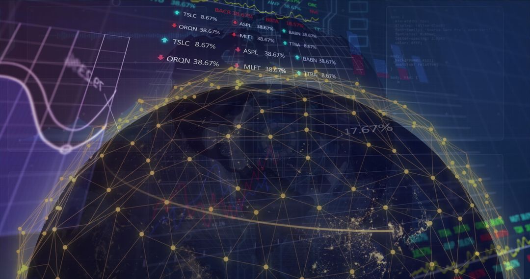 Global Network and Business Stock Market Data Analysis Technology