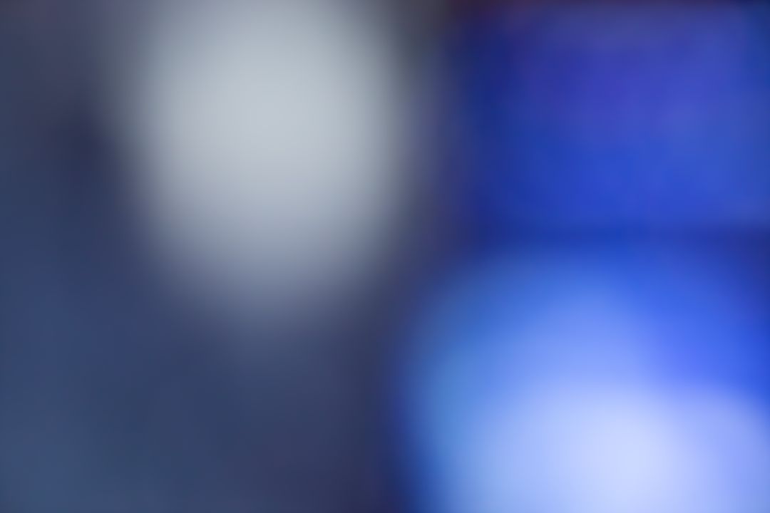 Blurred Blue Abstract Light Pattern