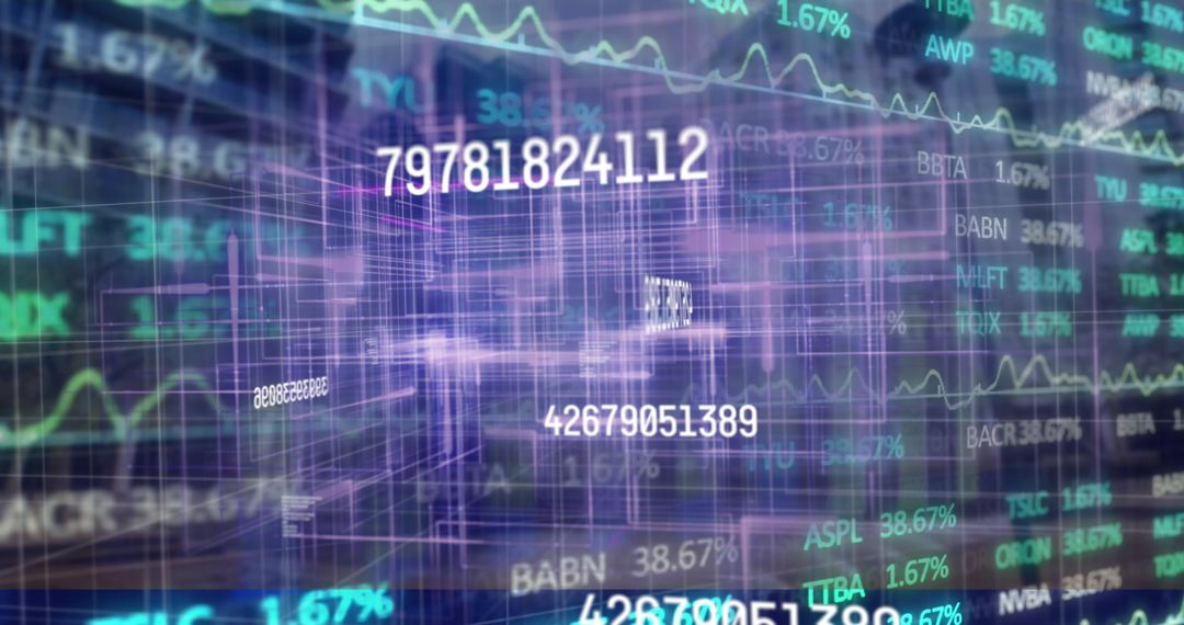 Futuristic Financial Trading Hub with Streaming Data