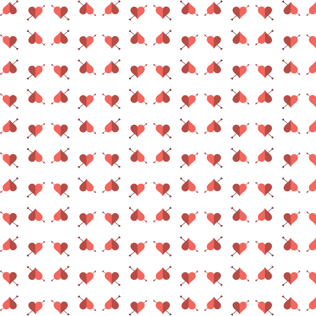 Heart Arrow Pattern on Transparent Background for Design Projects - Download Free Stock Images Pikwizard.com
