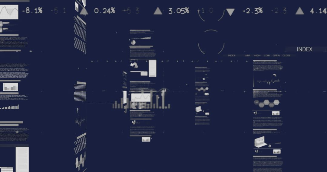 Data Visualization and Analytics on Digital Screens
