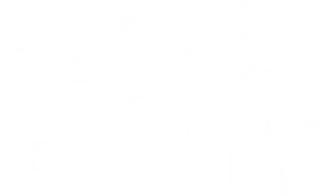 Transparent Sketch Illustrations of Back to School Icons