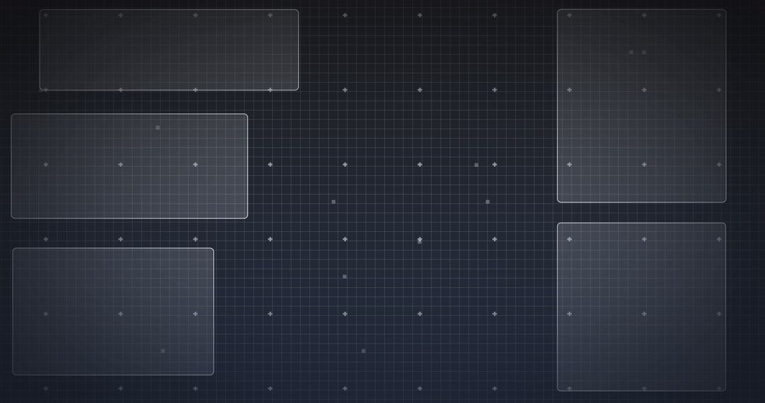 Futuristic Digital Interface Grid Layout for Technology Innovation