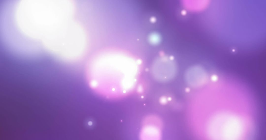 Magical Bokeh Lights on Festive Purple Background