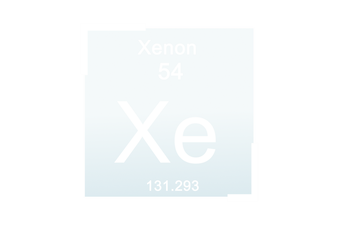 Transparent Xenon Chemical Element Symbol with Text - Download Free Stock Images Pikwizard.com