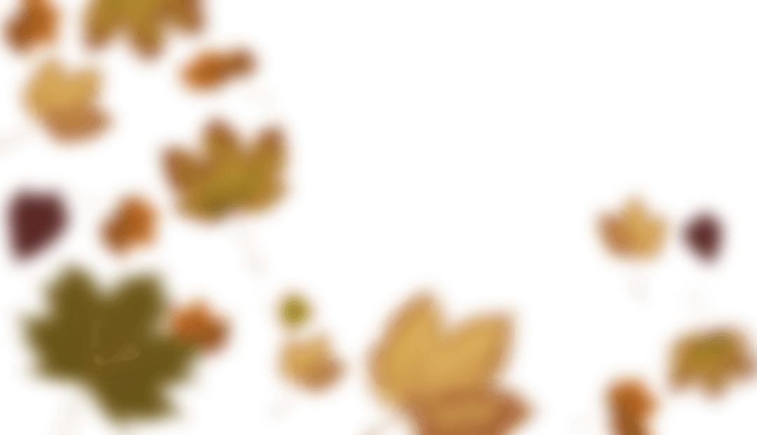 Transparent Blurred Autumn Leaves Background