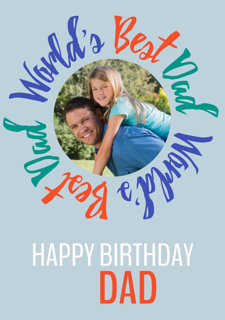 Father and Daughter Celebrating Happy Birthday - Download Free Stock Templates Pikwizard.com