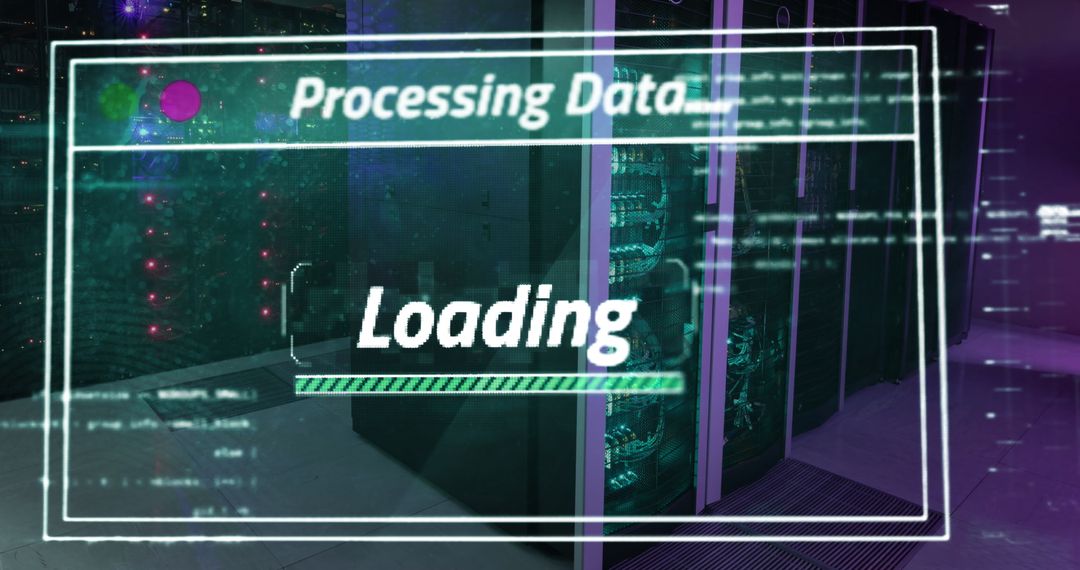 Data Processing Superimposed Over Server Room Technologies