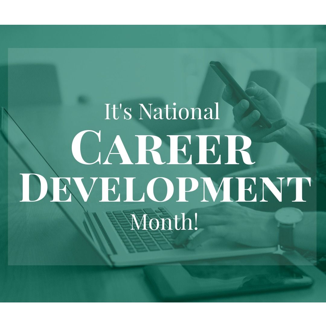 Celebrating National Career Development Month with Technology Usage - Download Free Stock Templates Pikwizard.com