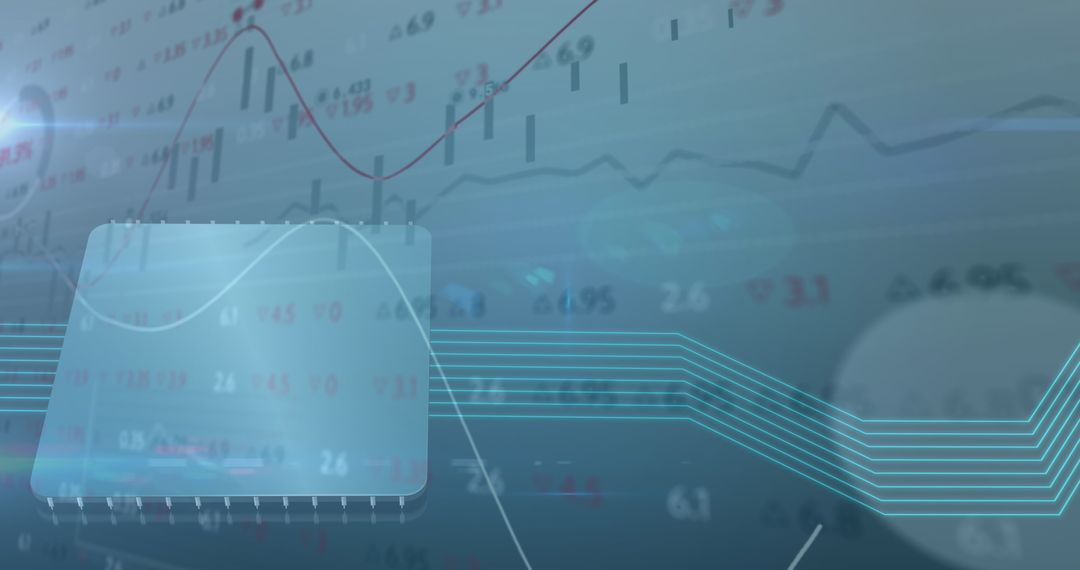 Digital financial data and computer chip technology