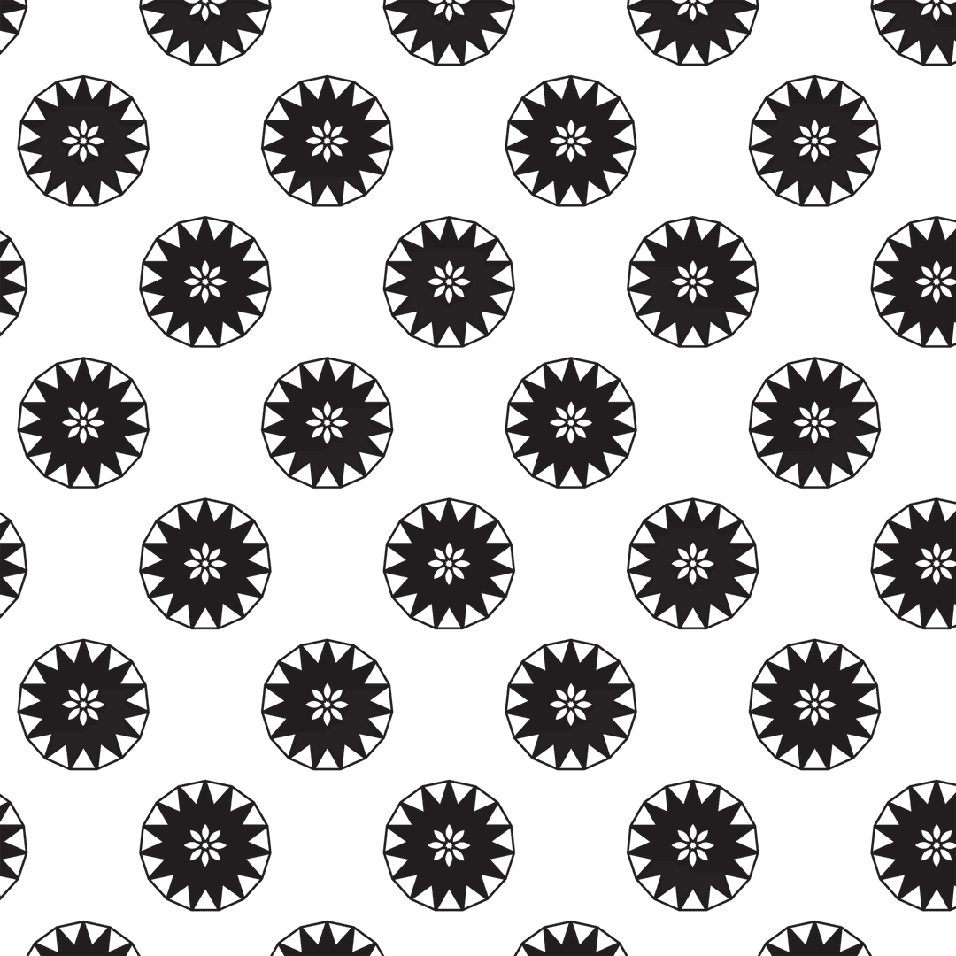 Transparent Black Circle Pattern Design Overlays Mockup