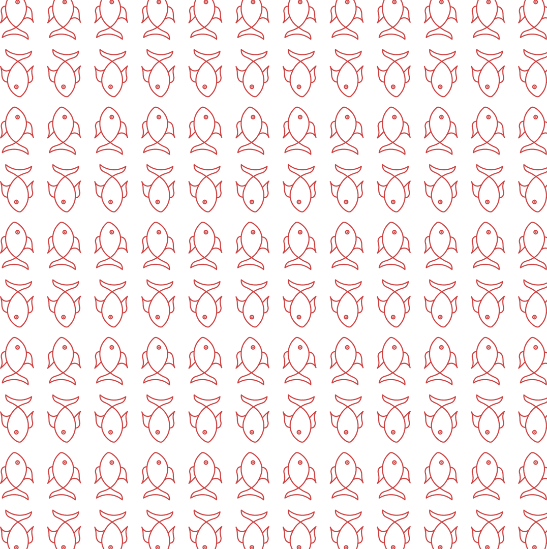 Abstract red pattern on transparent background concept