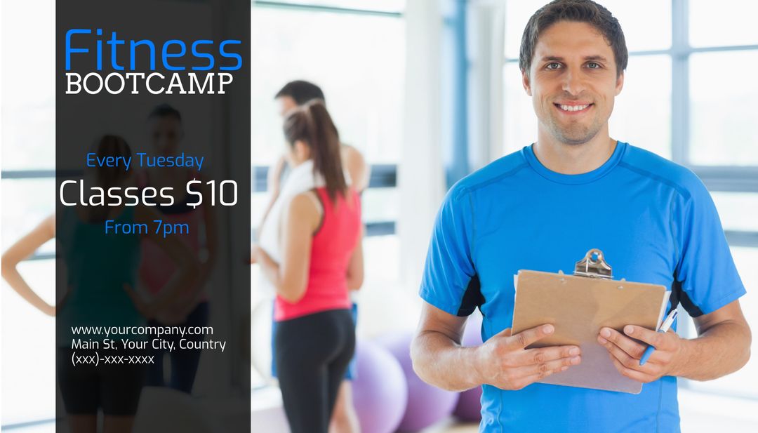 Motivated Fitness Instructor at Affordable Bootcamp Session