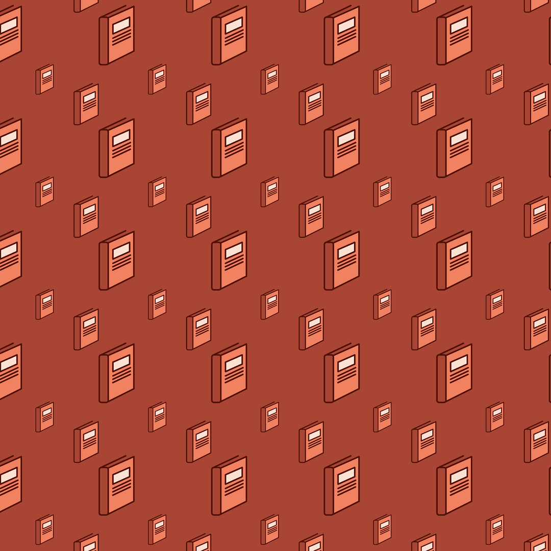 Transparent Book Pattern Digital Background for Creative Designs